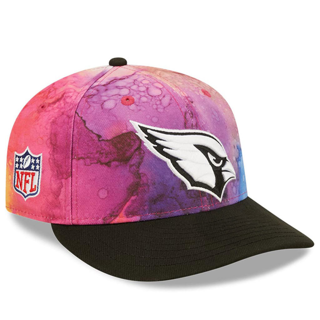 Arizona Cardinals Crucial Catch NFL 59fifty Embroidered Hat 2025 Rainbow Cardinals Merch-1