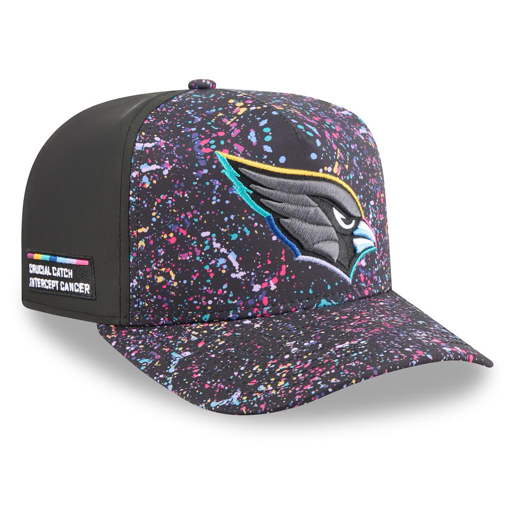 Arizona Cardinals Crucial Catch NFL Embroidered Hat 2025 Rainbow Cardinals Merch-1