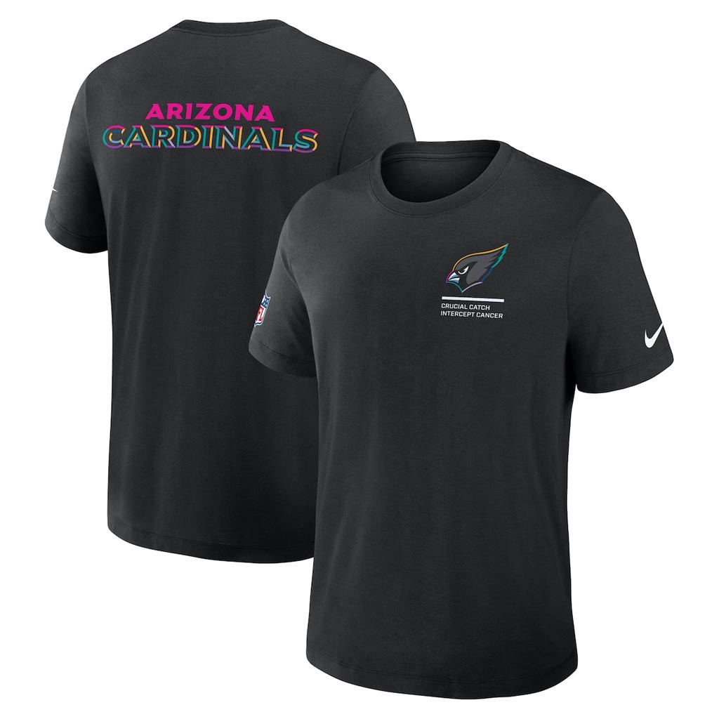 Arizona Cardinals Crucial Catch NFL T-Shirt 2025 Rainbow Cardinals Merch Gift For Men-1