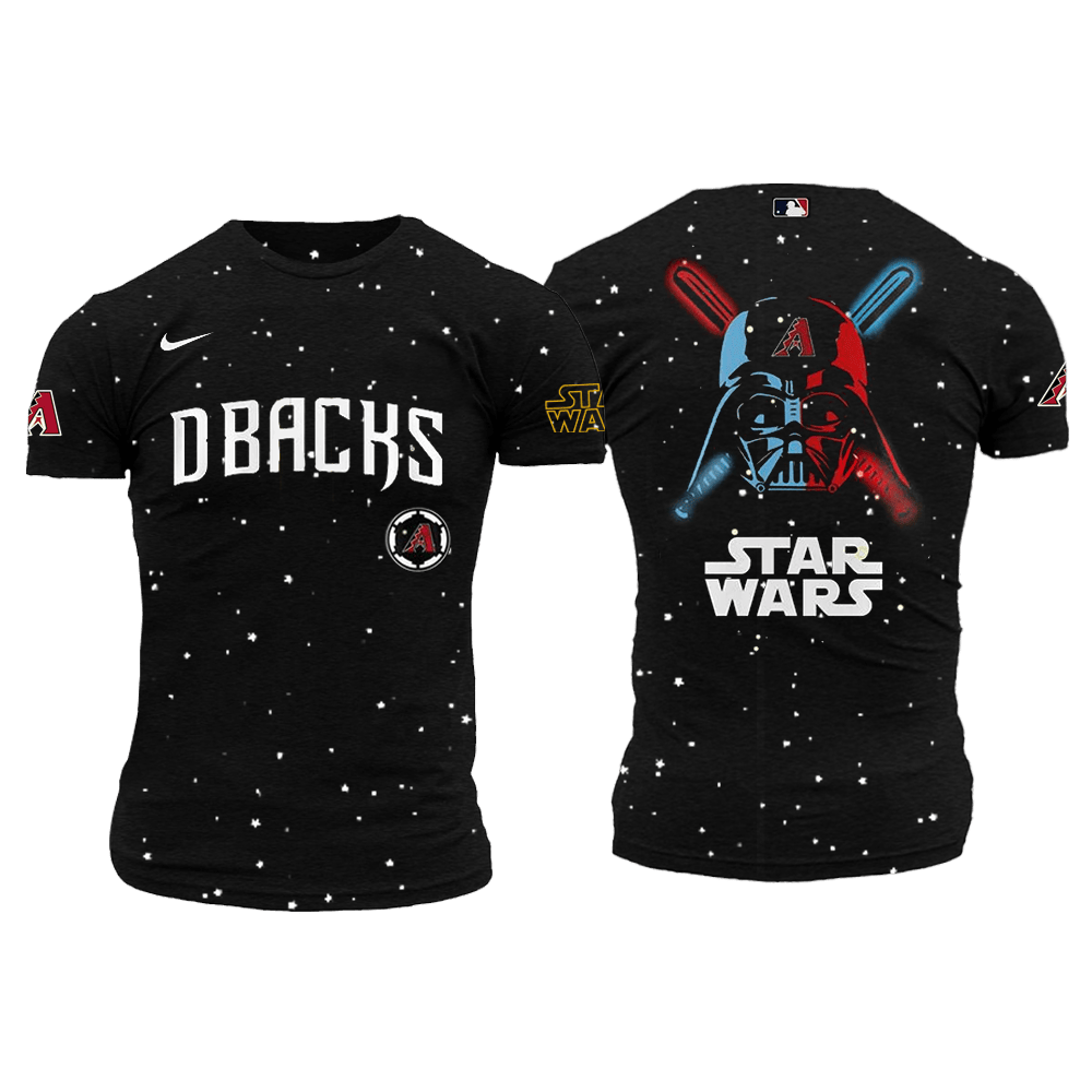 Arizona Diamondbacks MLB x Star Wars 2025 Shirt Arizona Diamondbacks Merch Fathers Day Presents-1