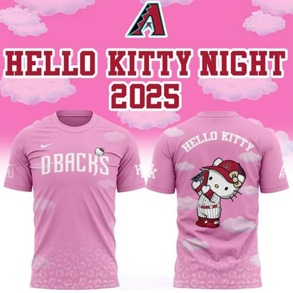 Arizona Diamondbacks x Hello Kitty Night 2025 Shirt Arizona Diamondbacks Merch Wife Gifts-1