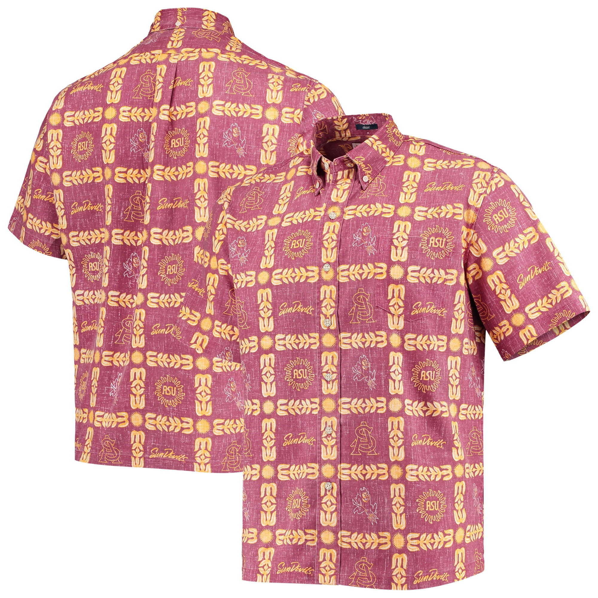 Arizona State Sun Devils Hawaiian Shirt NCAA Aloha Shirt Stepdad Gifts For Father's Day-1