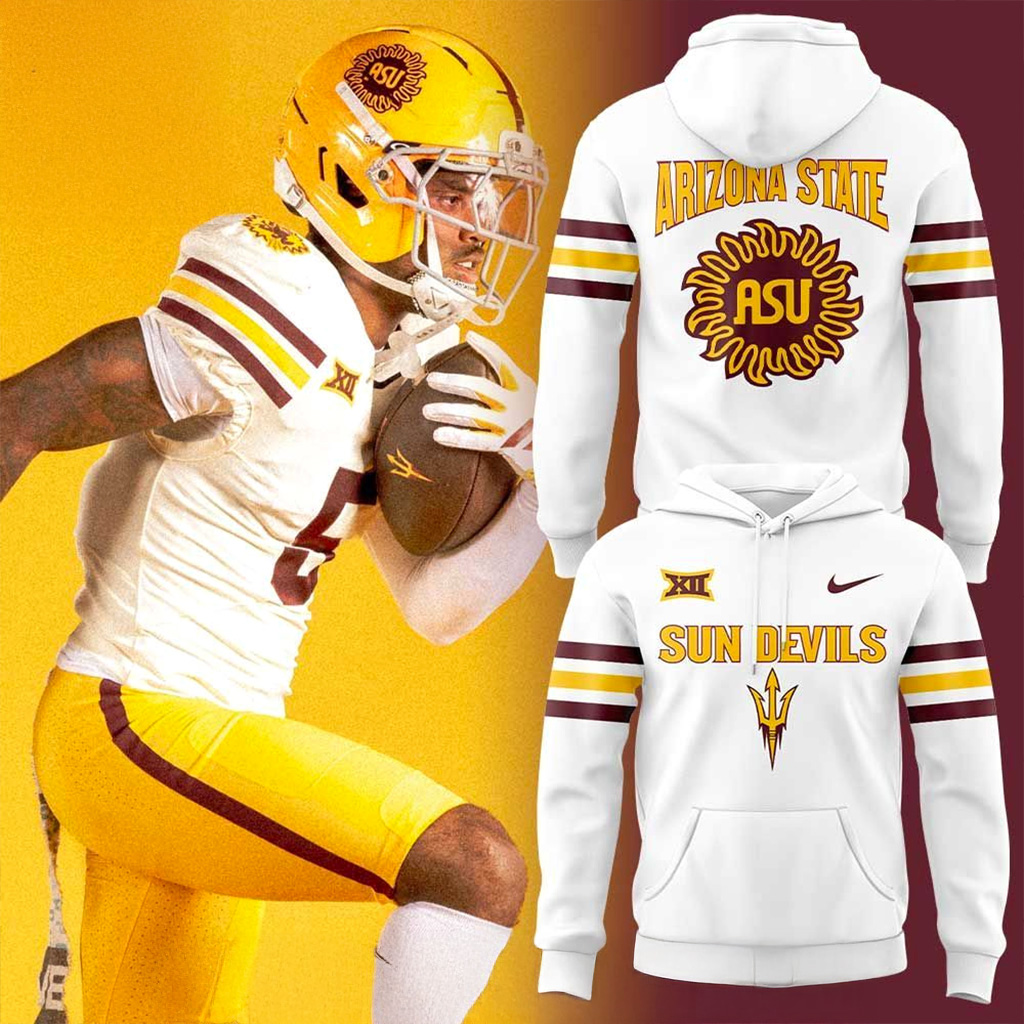 Arizona State Sun Devils Retro Uniform Hoodie Sun Devils Merch Gifts For Football Fan-1