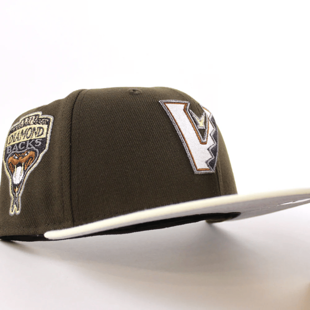 Arizona Upside Down Hat Arizona Diamondbacks Upside Logo 1998 Inaugural Season New Era Snapback-1