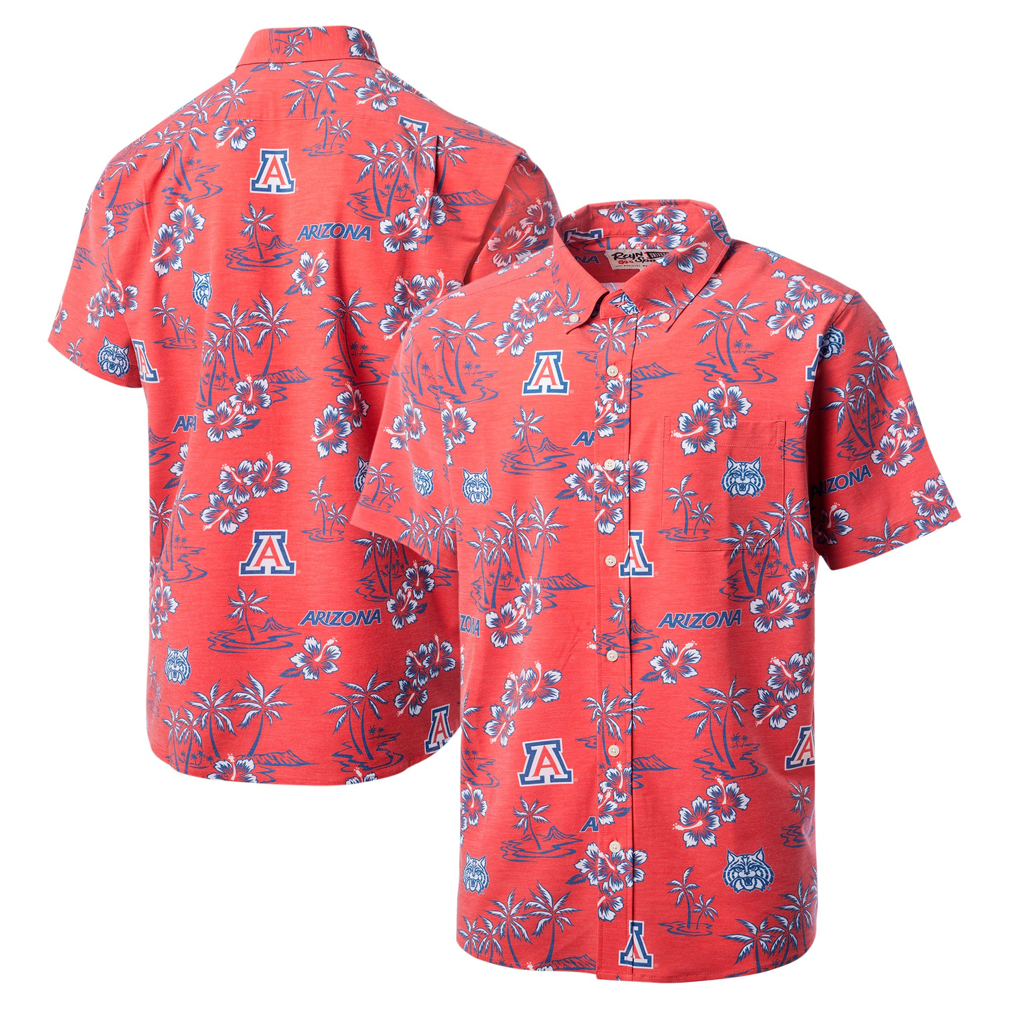Arizona Wildcats Hawaiian Shirt NCAA Aloha Shirt Useful Gifts For Dad For Football Lovers-1