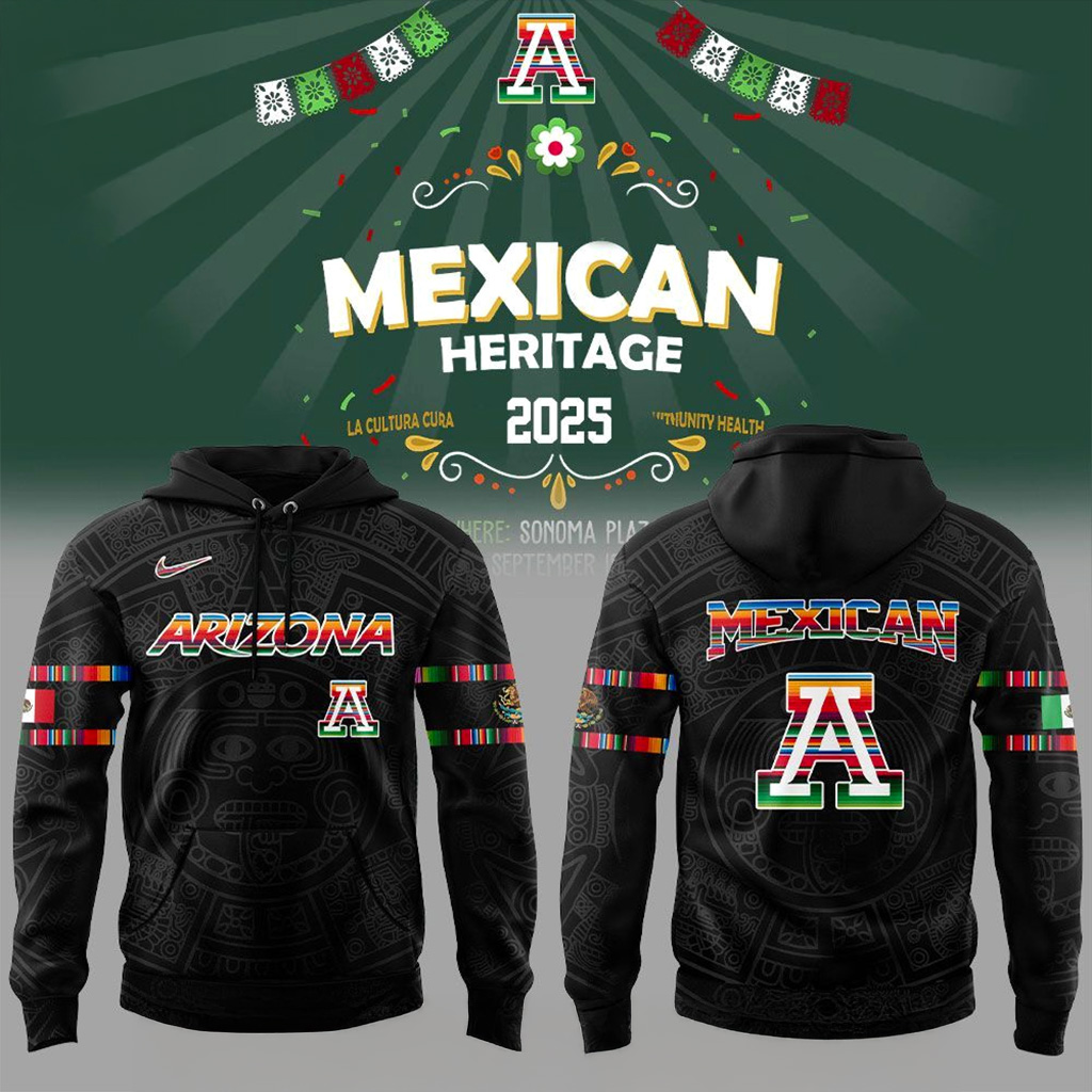 Arizona Wildcats Mexican Heritage Night 2025 Hoodie Arizona Wildcats Merch Him Gifts-1