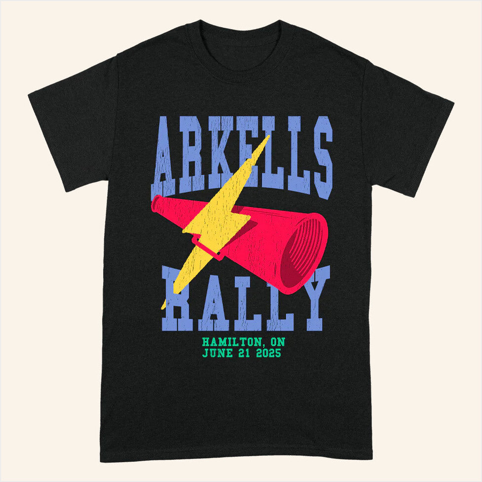 Arkells Music Merch The Rally 2025 Event Shirt Unique Gifts For Music Lovers Gifts For Besties-1