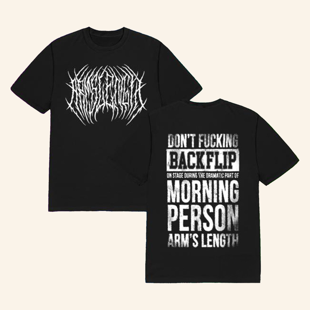 Arm's Length Merch Don't Flipping Backflip Shirt Good Gifts For Boyfriend-1