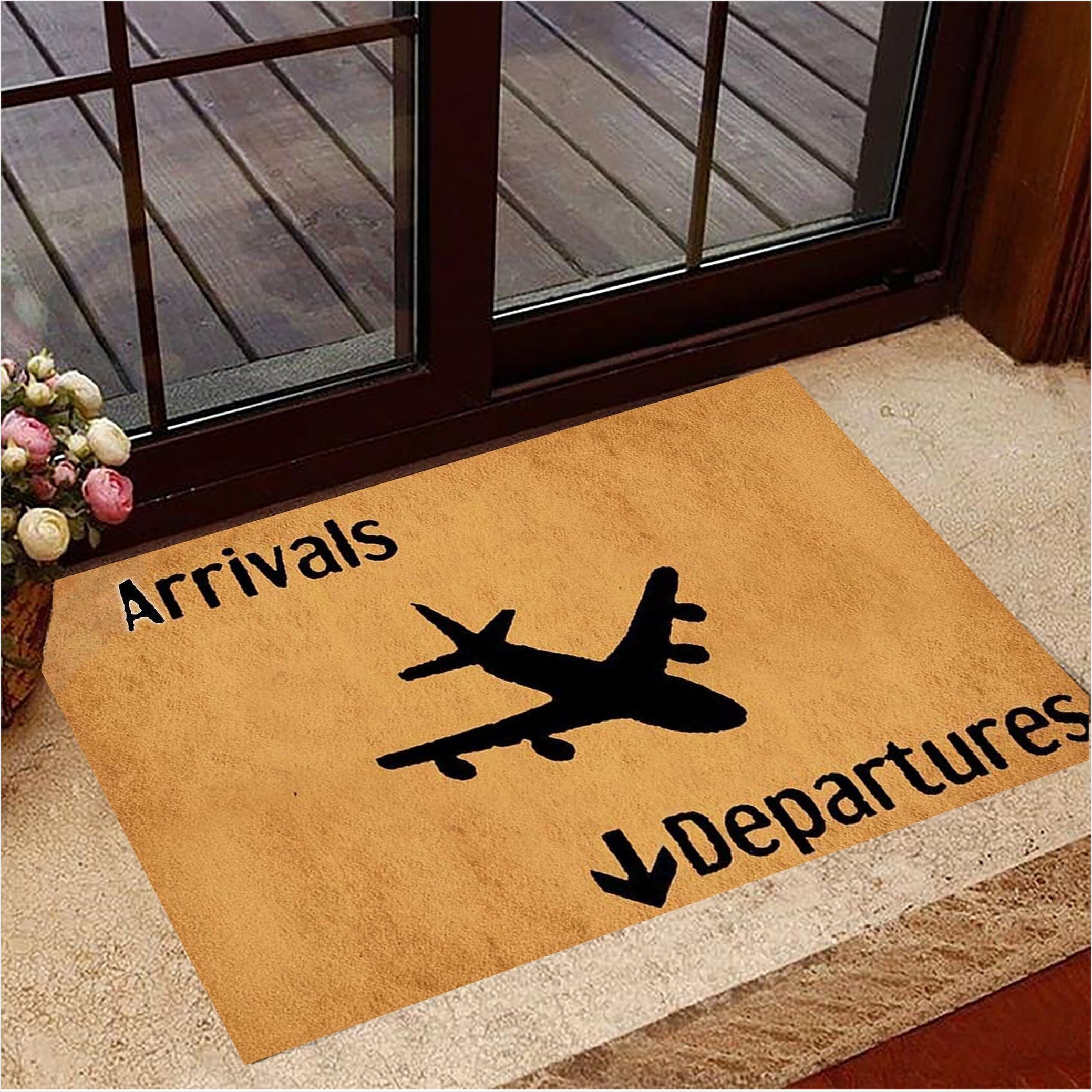 Arrivals Departures Doormat Creative Doormat Ideas For Front Door House Mat Gifts For Friends-1