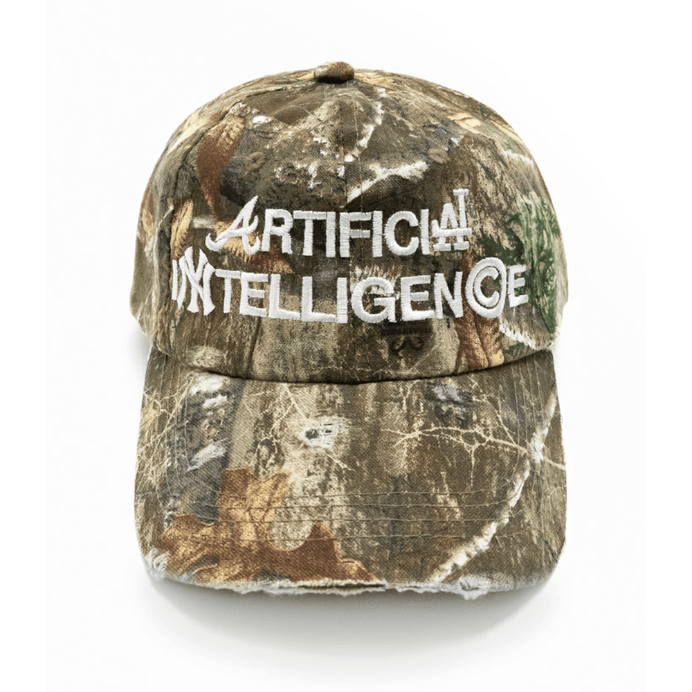Artificial Intelligence Hat Embroidered Camo Hat Father's Day Gifts-1