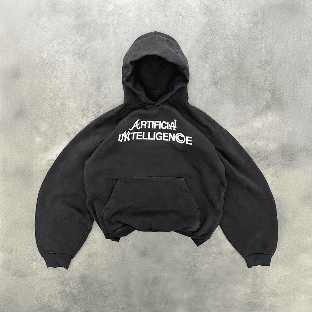 Artificial Intelligence Hoodie Black Hoodie First Fathers Day Gift-1