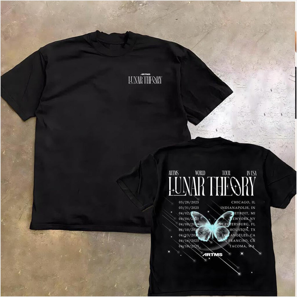 Artms Lunar Theory Shirt ARTMS 2025 World Tour T-Shirt Artms Kpop Shirt Artms Lunar Merch-1