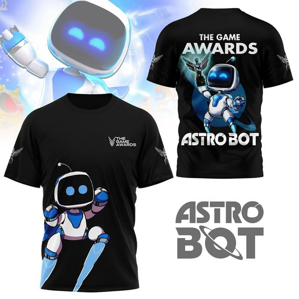 Astro Bot For The Game Award 2024 T-Shirt Astro Bot Merch Gifts For Best Friends-1