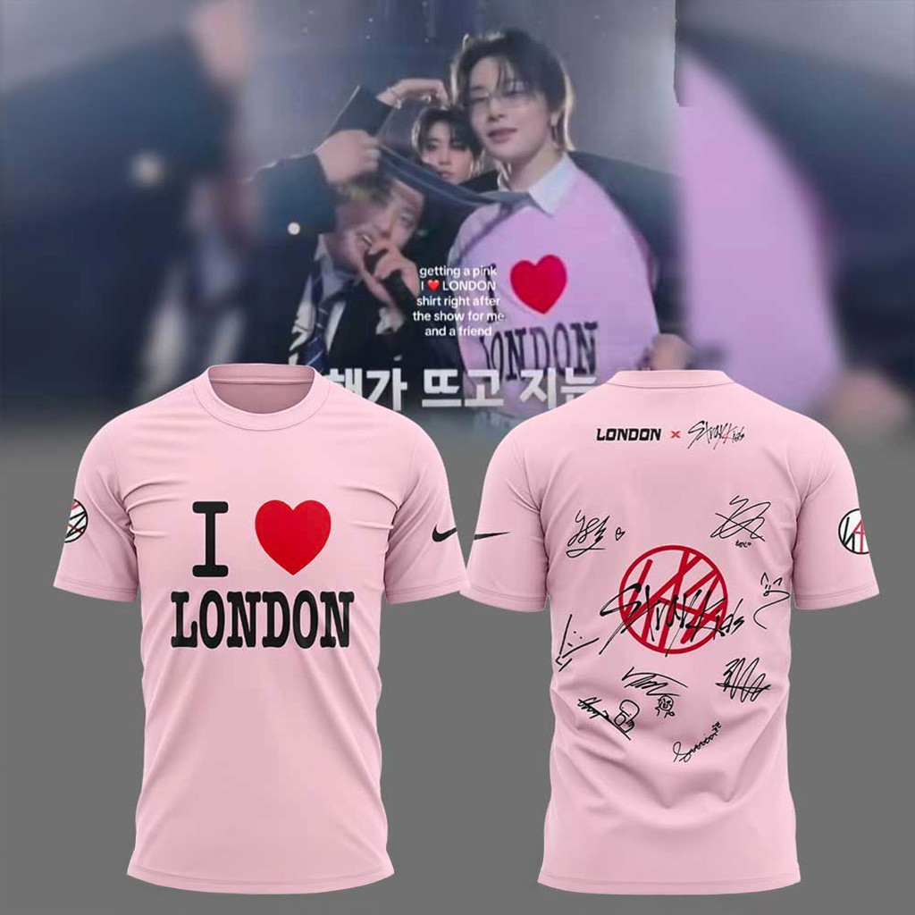 Ate Love London Show Signature Pink Shirt Fan Merch Gifts For Husband-1