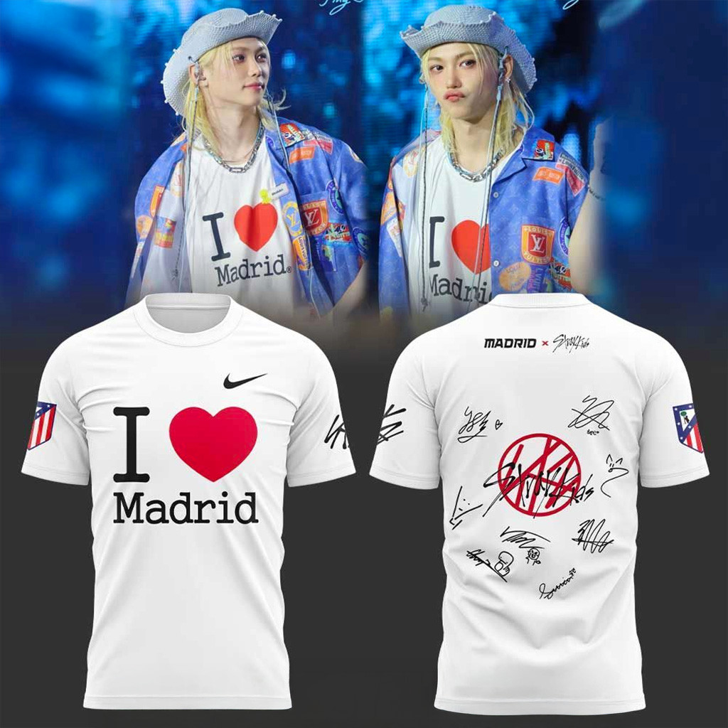 Ate Love Madrid Signature T-Shirt Fan Merch Gifts For Girlfriend-1