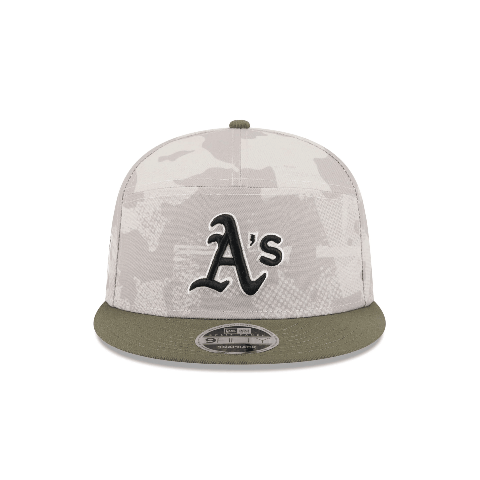 Athletics Camo Hat Snapback MLB Armed Forces Day 2025 Hat Merch Best Father's Day Gifts For Dad-1