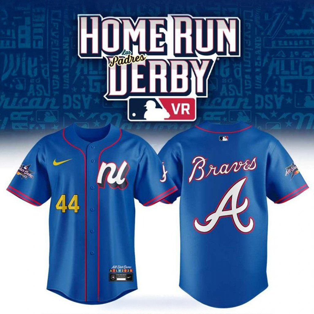 Atlanta Braves Home Run Derby 2025 Special Baseball Jersey Atlanta Braves Merch Gifts For Fans-1