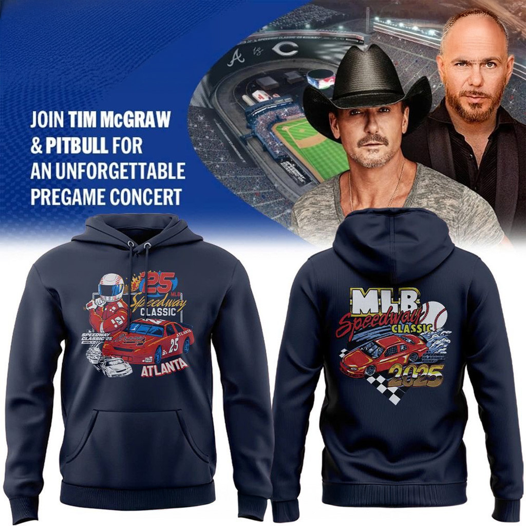 Atlanta Braves MLB Speedway Classic 2025 Special Hoodie Atlanta Braves Merch Fans Gifts-1