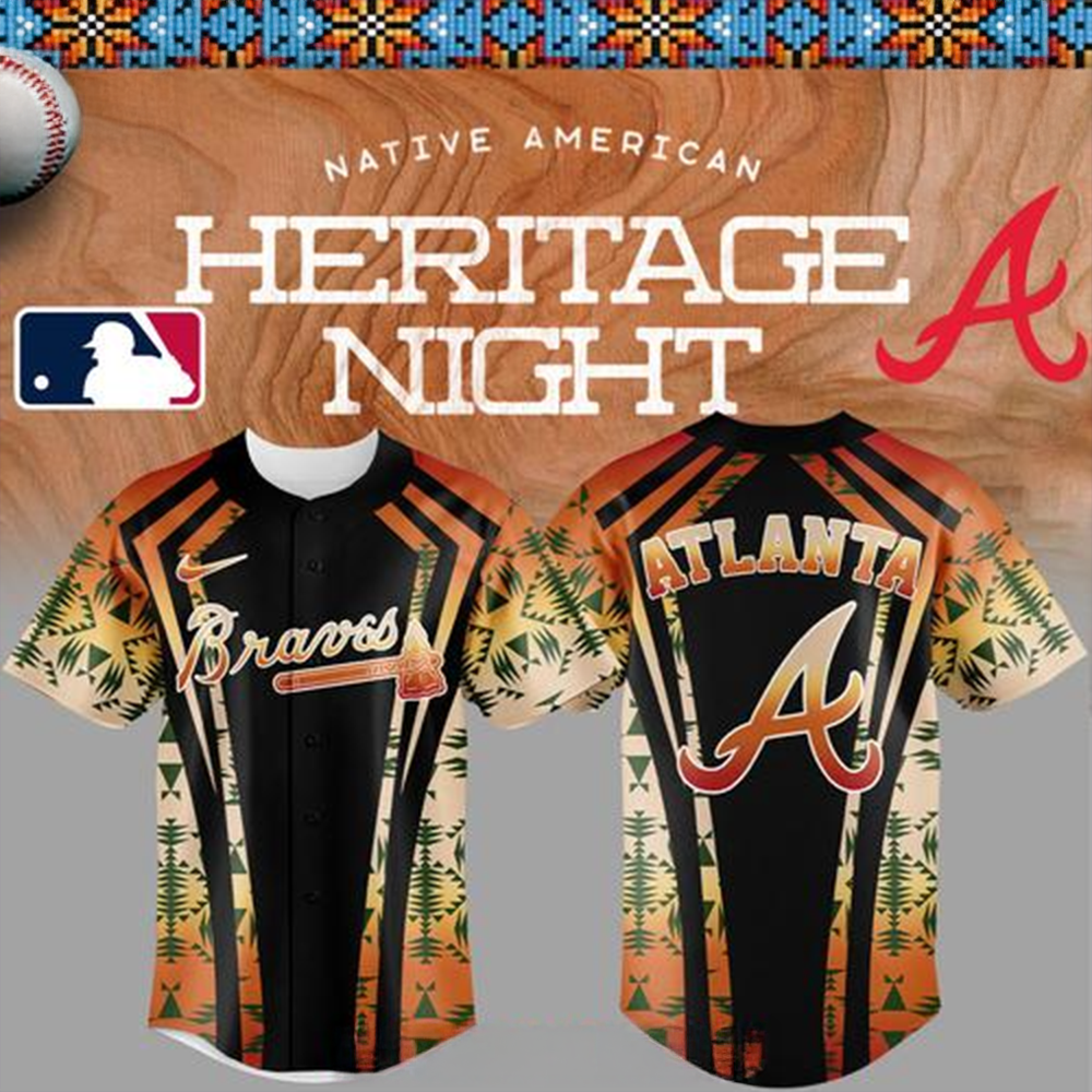 Atlanta Braves Native American Heritage Night 2025 Baseball Jersey Atlanta Braves Merch-1