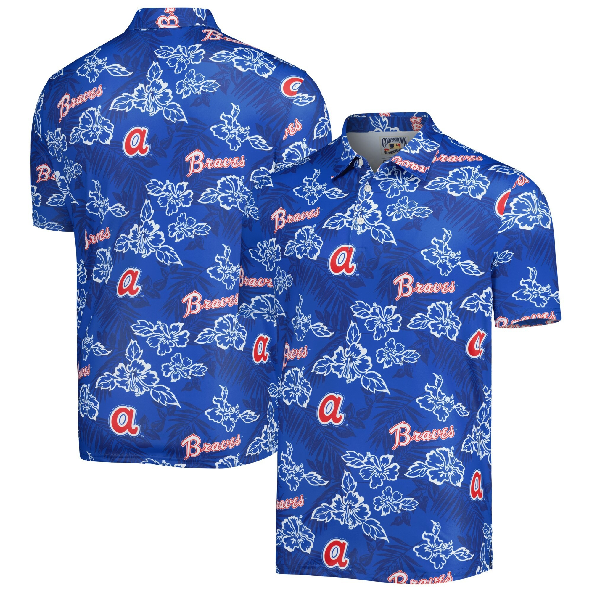 Atlanta Braves Polo Shirt MLB Aloha Shirt Gifts For Father's Day From Daughter-1 Atlanta Braves Polo Shirt MLB Aloha Shirt Gifts For Father's Day From Daughter-1