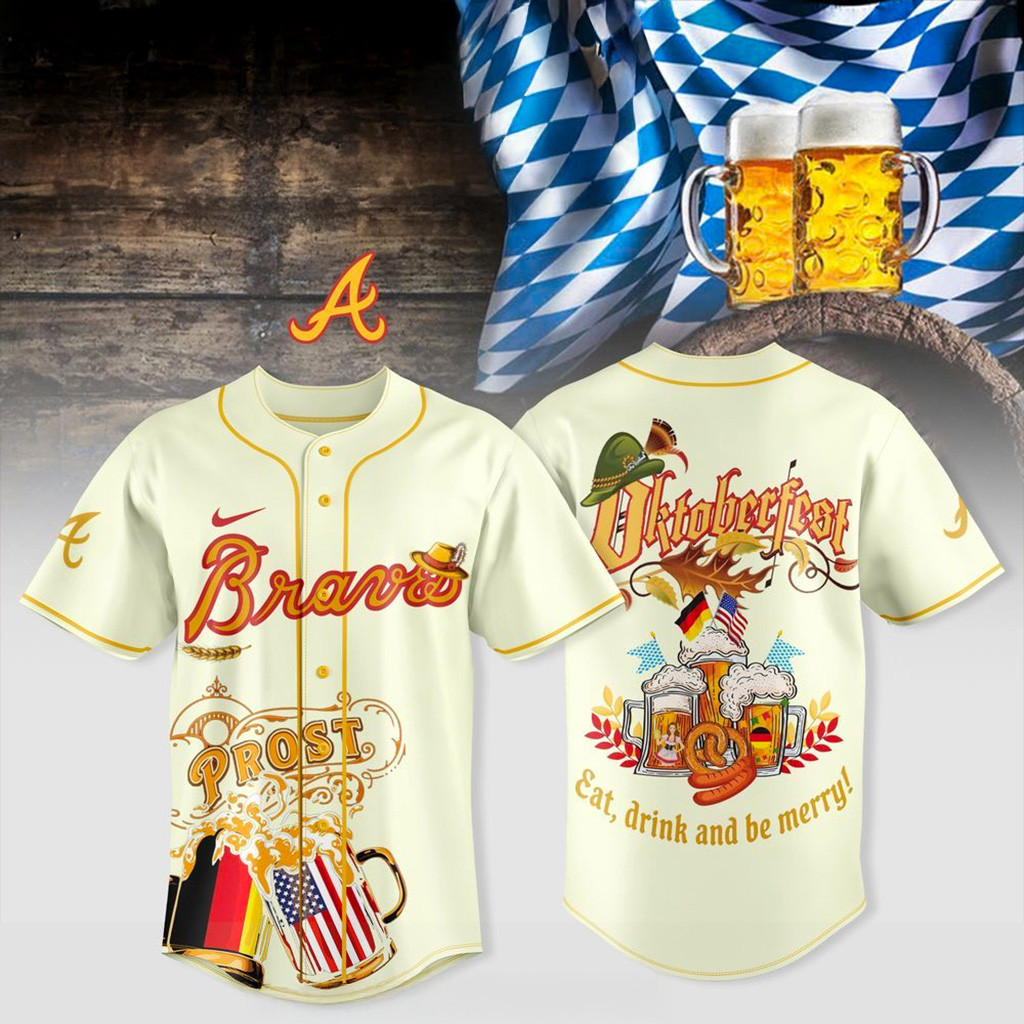 Atlanta Braves X Oktoberfest Home Runs Hops 2025 Jersey Braves Merch Gifts For Baseball Fans-1