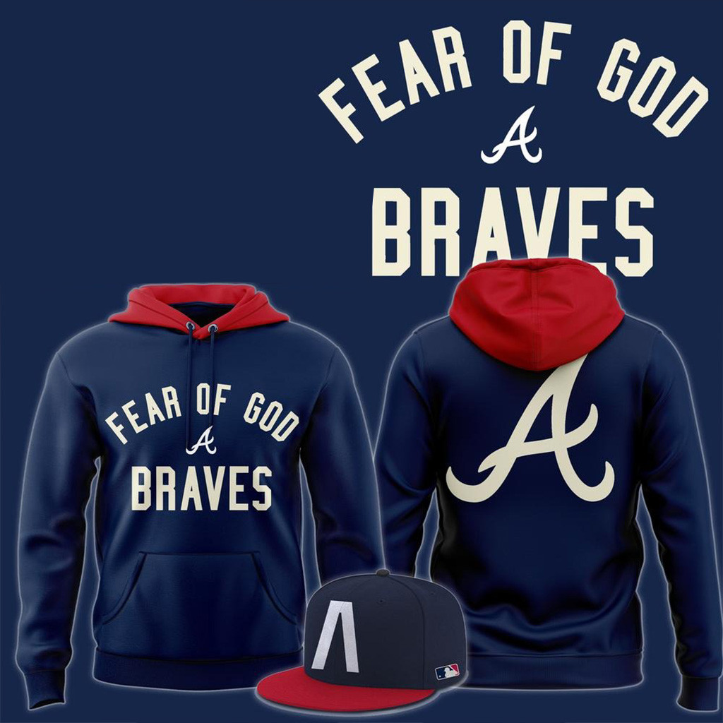 Atlanta Braves x Essentials Fear Of God Atlanta Capsule 2025 MLB All-Star Week Hoodie Fans Gifts-1