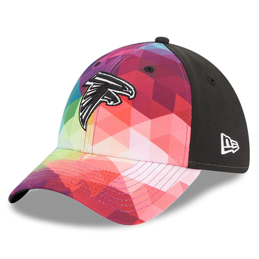 Atlanta Falcons Crucial Catch NFL Embroidered Hat 2025 Rainbow Falcons Merch Fan Gifts-1