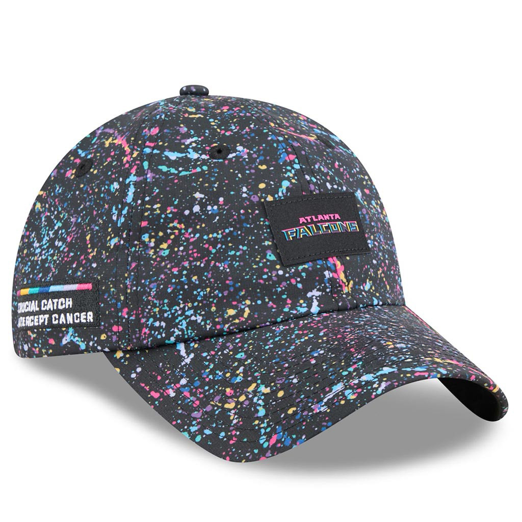 Atlanta Falcons Crucial Catch NFL Embroidered Hat 2025 Rainbow Falcons Merch Gift For Mom-1