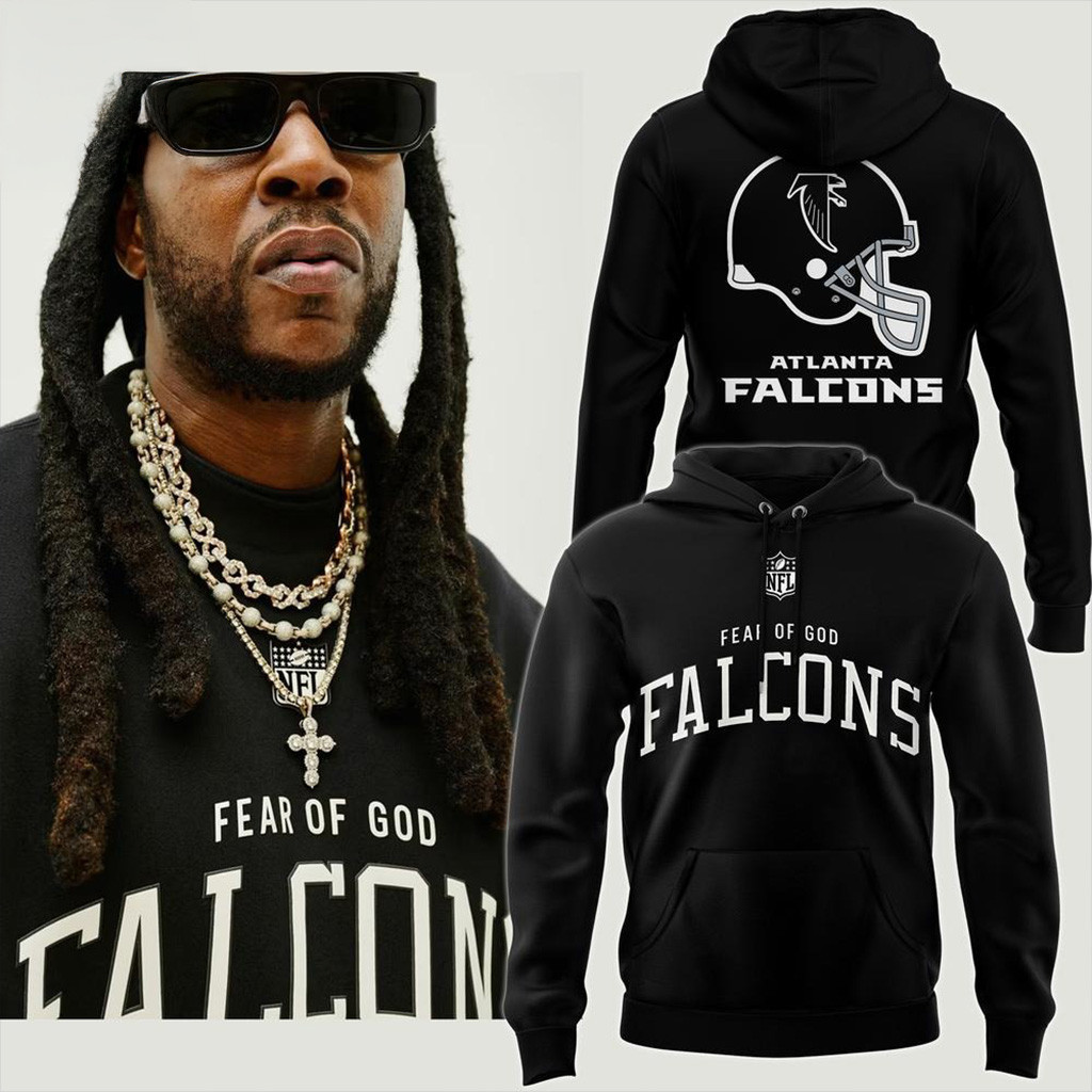 Atlanta Falcons Fear of God x NFL Atlanta Capsule Hoodie Atlanta Falcons Merch Fans Gifts-1
