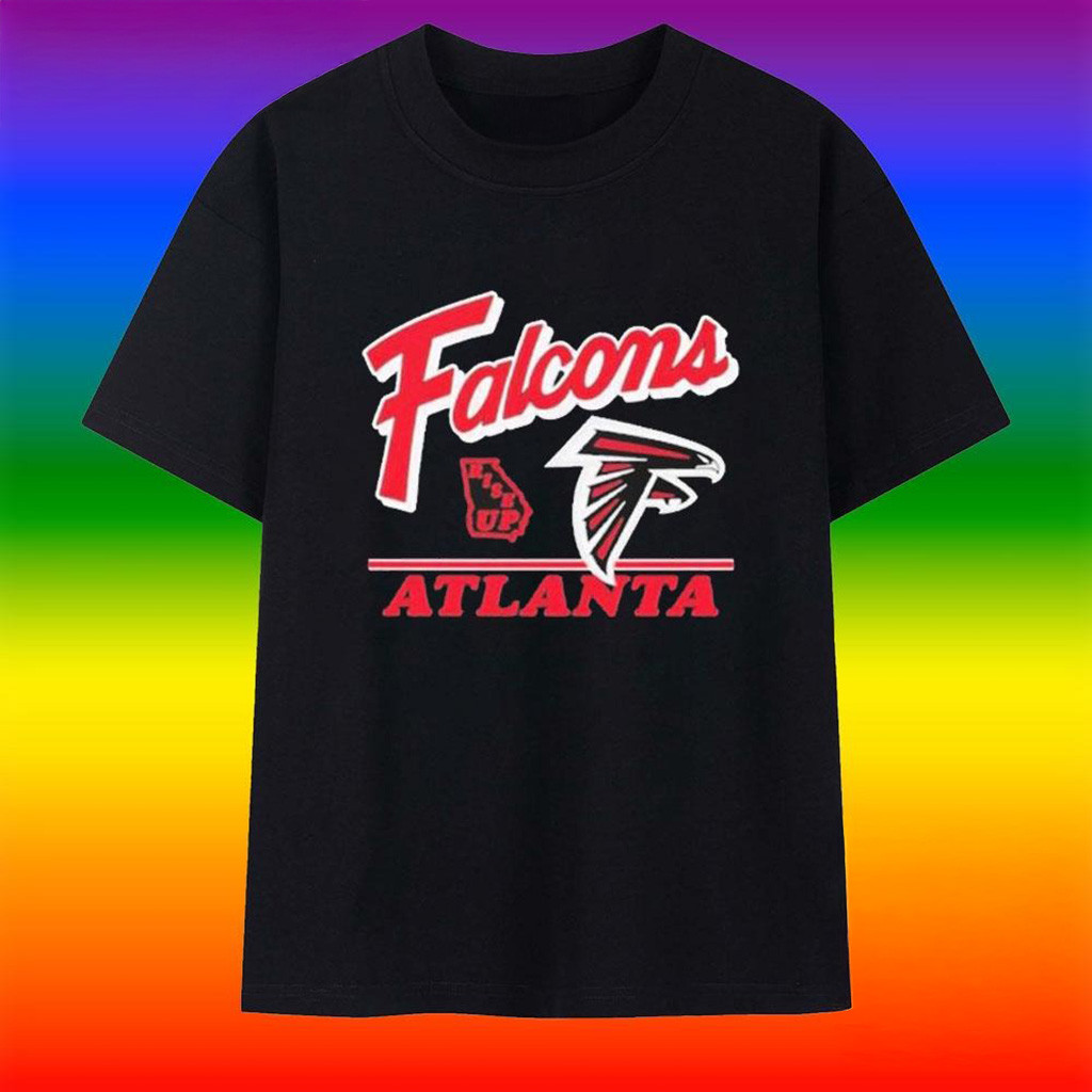 Atlanta Falcons Fly Rise Up 2025 T-Shirt-1