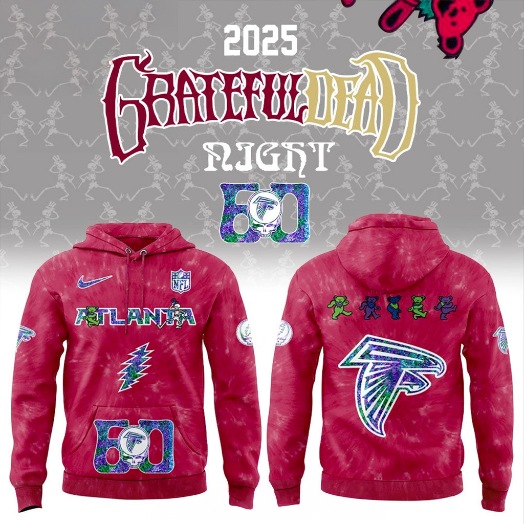 Atlanta Falcons Grateful Dead Night 60th Hoodie Atlanta Falcons Merch Xmas Gifts For Friends-1