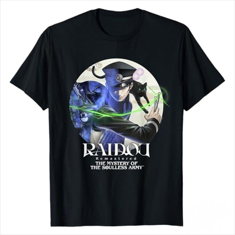 Atlus Merch Raidou The Mystery Of The Soulless Army Key Visual Art Shirt Gifts For Him-1