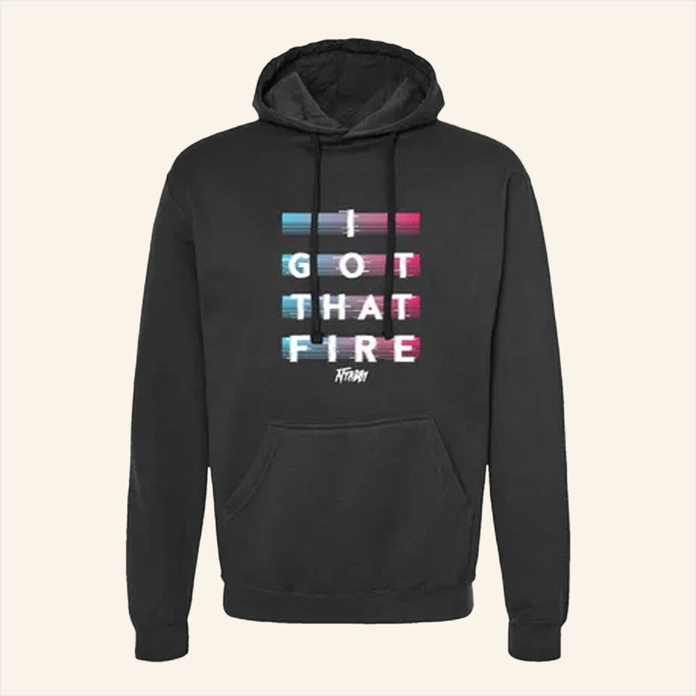 Attaboy Online Merch Fire Black Hoodie Birthday Gifts For Father Gifts For Besties Christmas Presents-1
