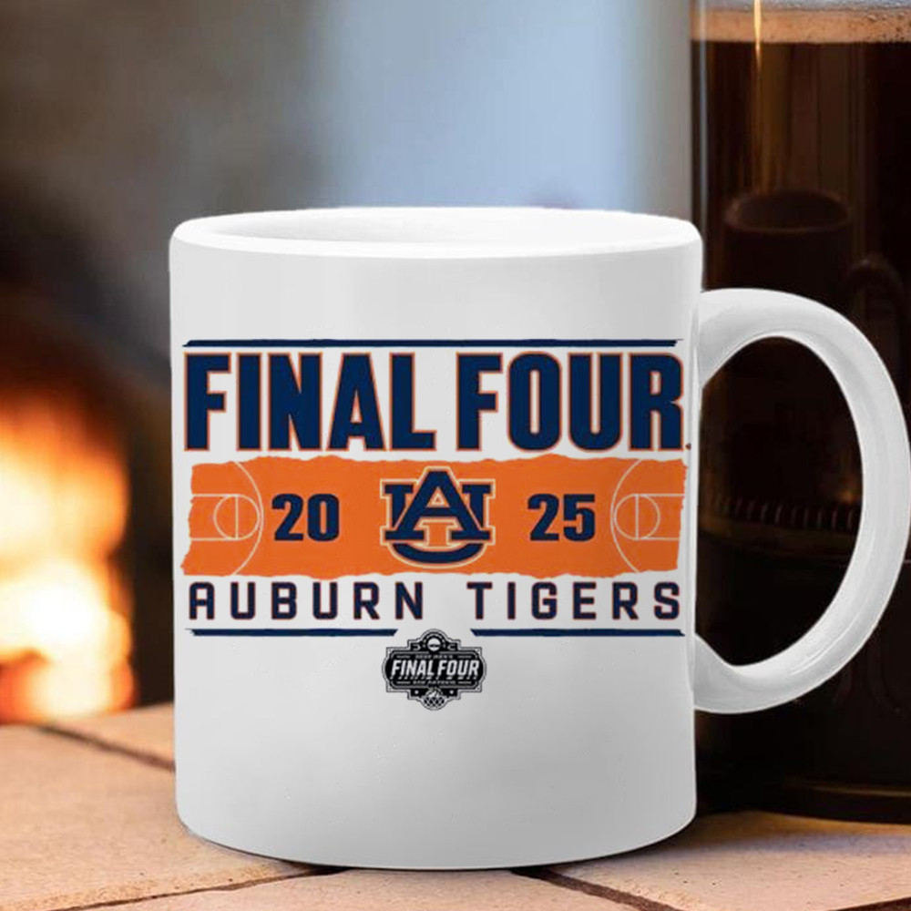 Auburn Tigers 2025 NCAA Men's Basketball Tournament March Madness Final Four Mug-1