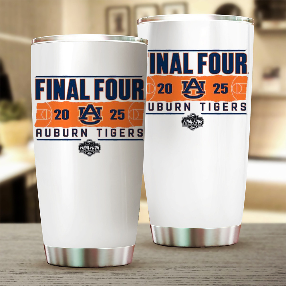 Auburn Tigers 2025 NCAA Men's Basketball Tournament March Madness Final Four Tumbler-1