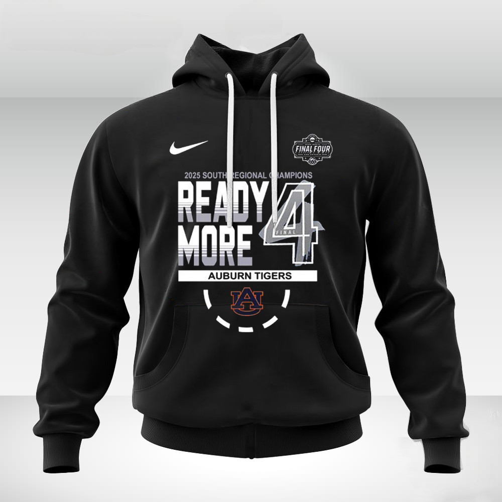 Auburn Tigers Nike 2025 Men's Tournament Final Four South Regional Champions Hoodie Fans Gift-1