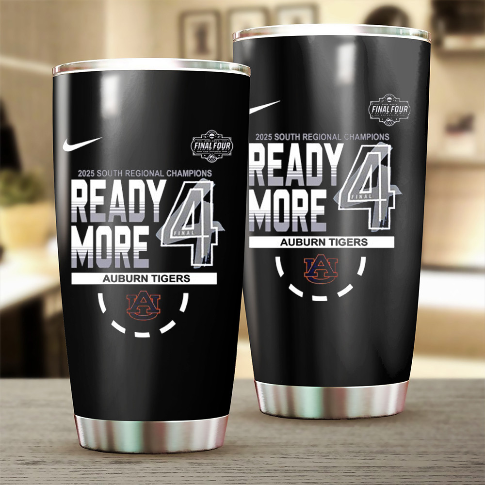 Auburn Tigers Nike 2025 Men's Tournament Final Four South Regional Champions Tumbler Fans Gift-1