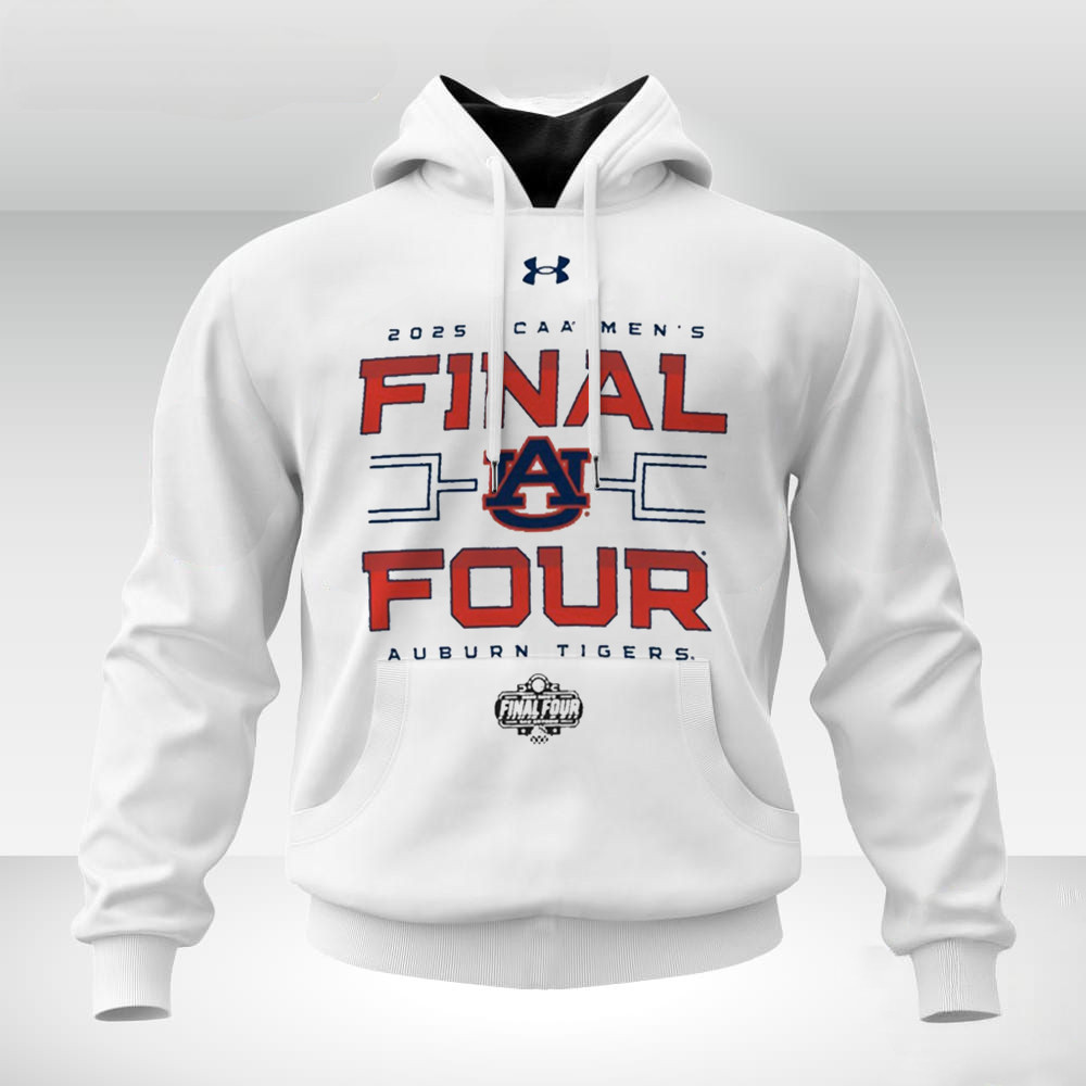 Auburn Tigers Under Armour 2025 NCAA Men's Basketball Tournament Final Four Hoodie-1