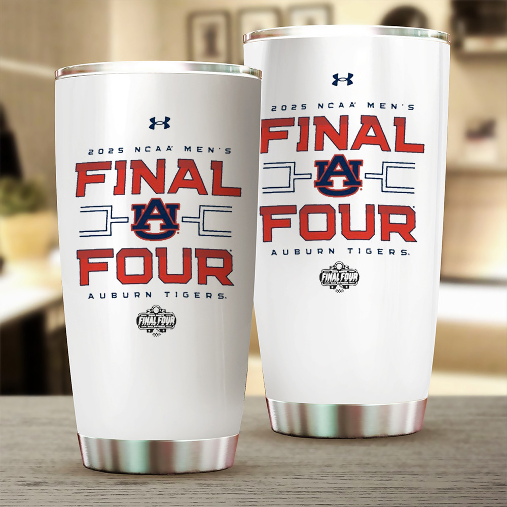 Auburn Tigers Under Armour 2025 NCAA Men's Basketball Tournament Final Four Tumbler-1