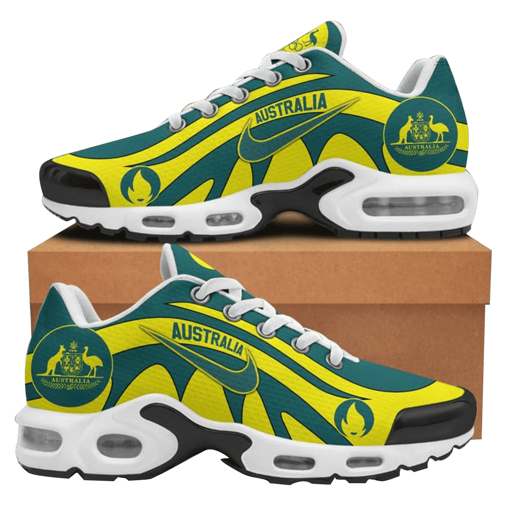 Australia Olympic Paris 2024 Air Cushion Sports Shoes Gifts For Father's Day From Wife-1