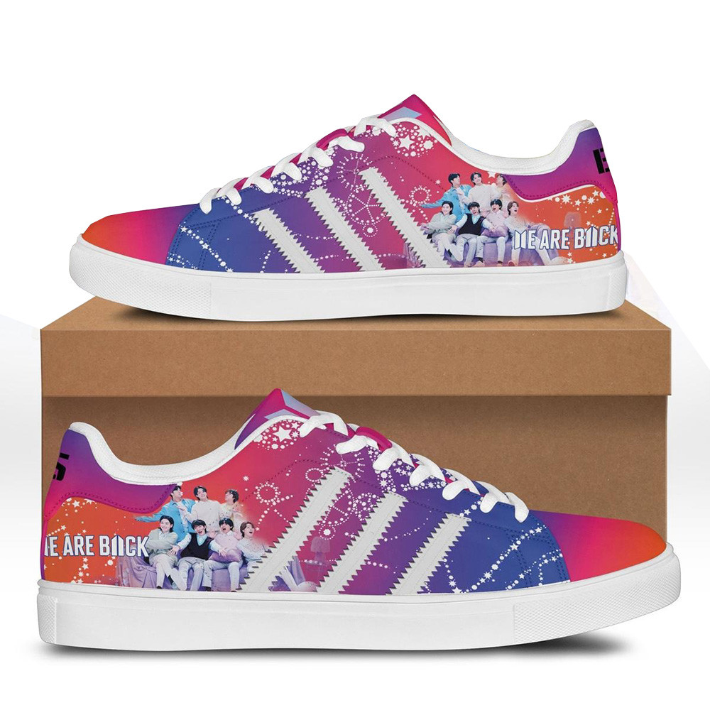 BTS We Are Back 2025 Stan Smith Shoes BTS Merch Presents For Music Lovers-1