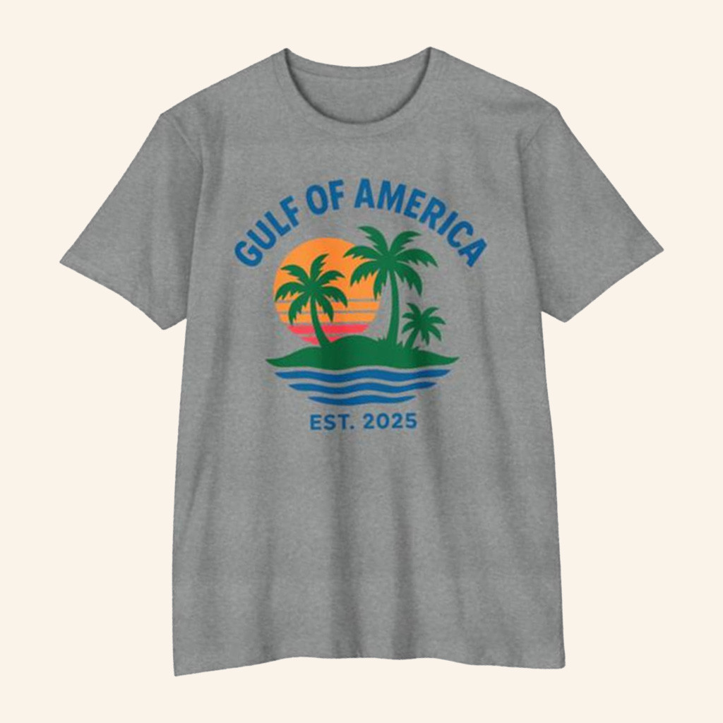 Babylon Bee Merch Gulf Of America T-Shirt Gifts For Dad-1