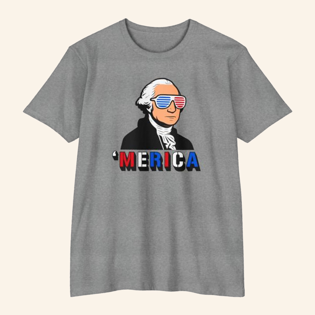 Babylon Bee Merch Merica T-Shirt Gifts For Father-1