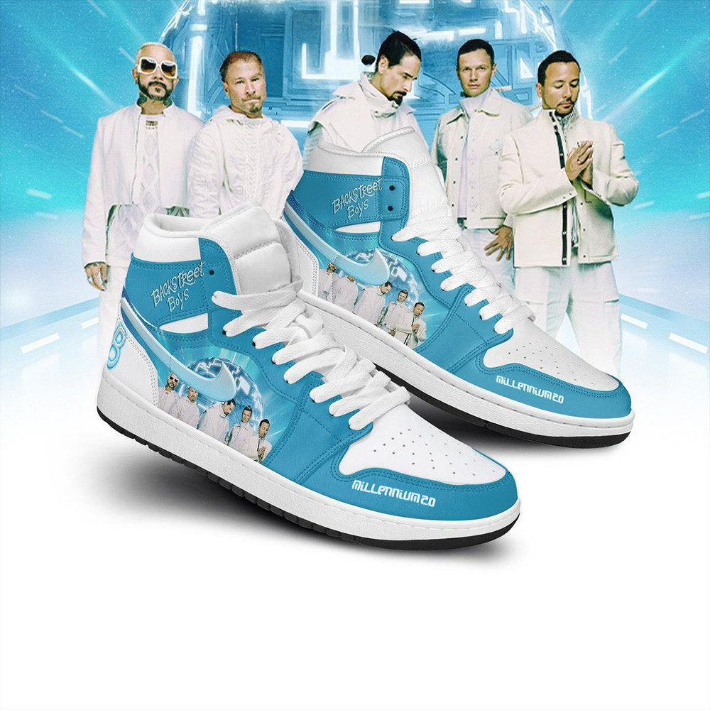 Backstreet Boys Millennium 2 0 Air Jordan 1 Shoes Backstreet Boys Merch Gifts For Fans-1