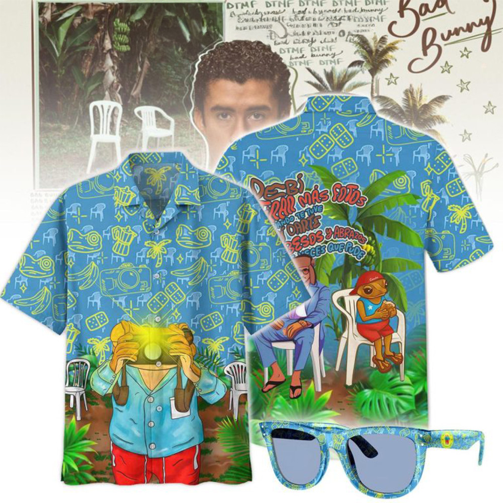Bad Bunny 2025 Summer Hawaiian Shirt Gifts For Music Fans-1