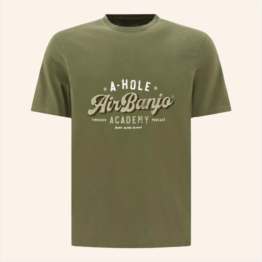 Bad Magic Merch Air Banjo Academy 2022 T-Shirt Military Green Gifts For Besties Gifts For Her-1