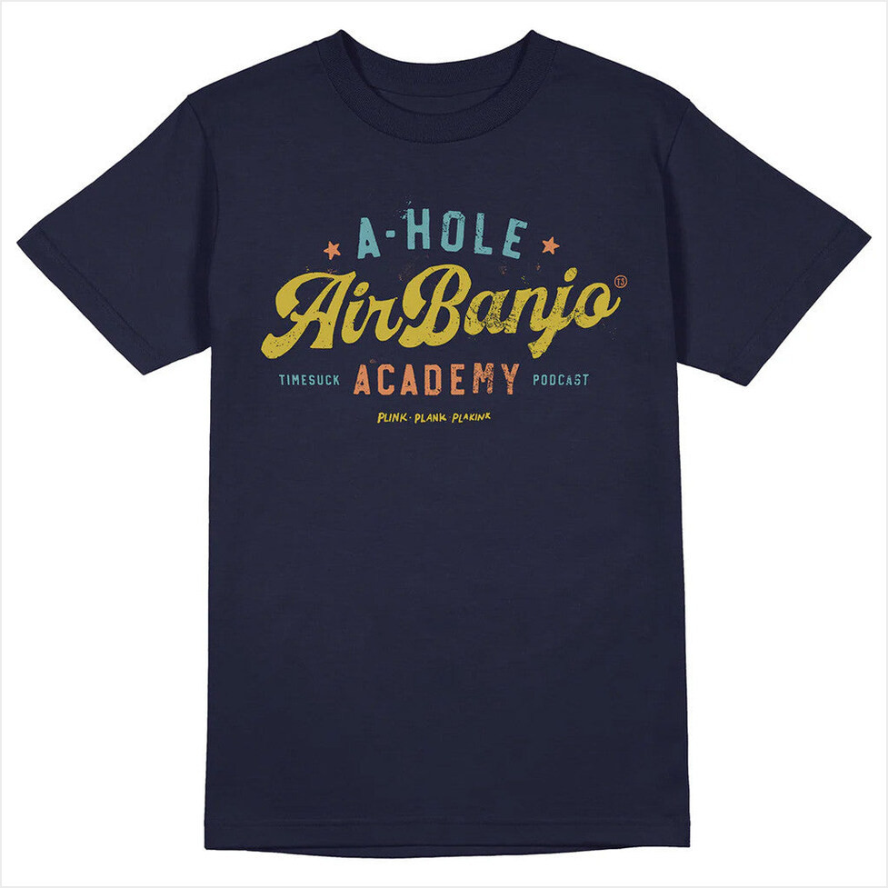 Bad Magic Merch Air Banjo Academy 2023 T-Shirt Navy Gifts For Him Birthday Gifts For Fans-1