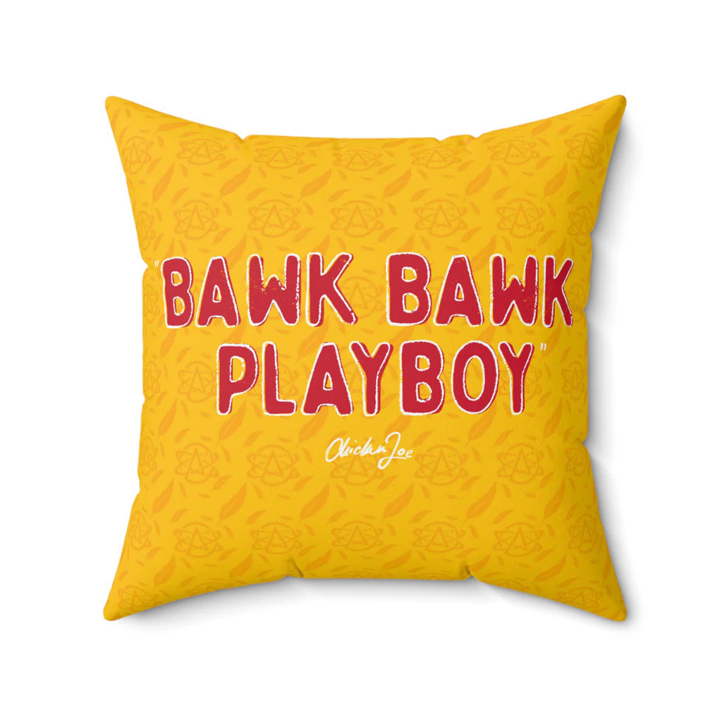 Bad Magic Merch Bawk Bawk Play Boy Yellow Pillow Covers Gift Ideas For Fans-1