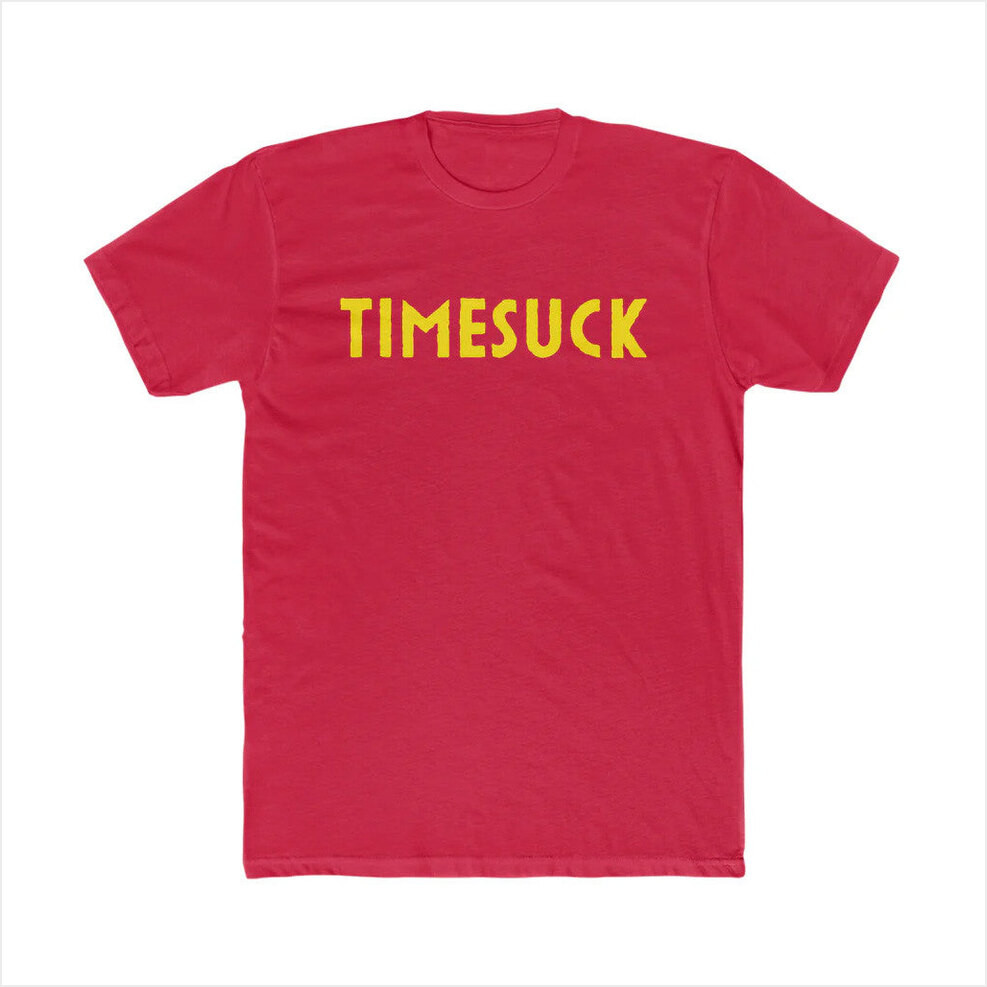 Bad Magic Merch Classic Timesuck Logo Red T-Shirt Gifts For Dad Birthday Gifts For Best Friend-1