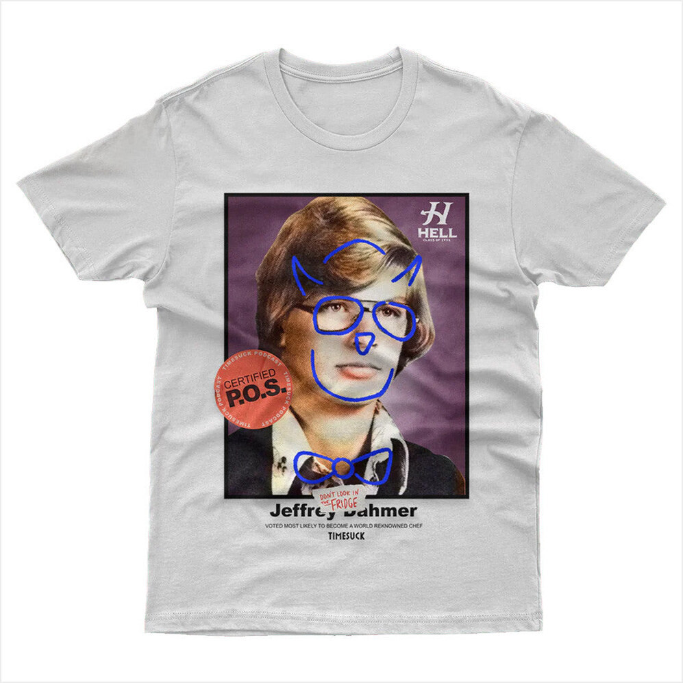 Bad Magic Merch Jeffrey Dahmer Yearbook White T-Shirt Best Gifts For Boyfriend Gifts For BFF-1